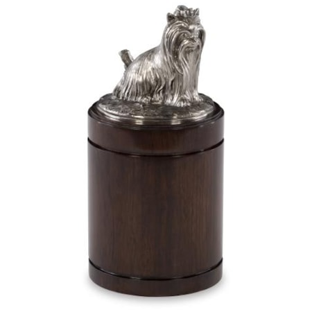 Nickel Yorkie Canister