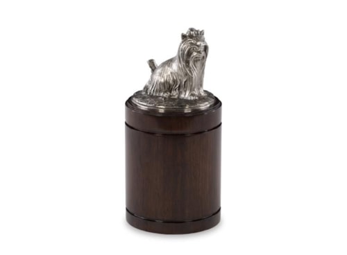 Nickel Yorkie Canister