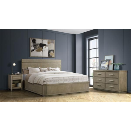 King Panel Bed