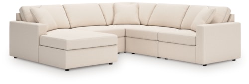 5-Piece Sectional With Chaise