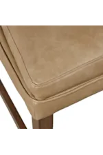 Jofran Carson's Oak Transitional Counter Chair with Upholstered Seat