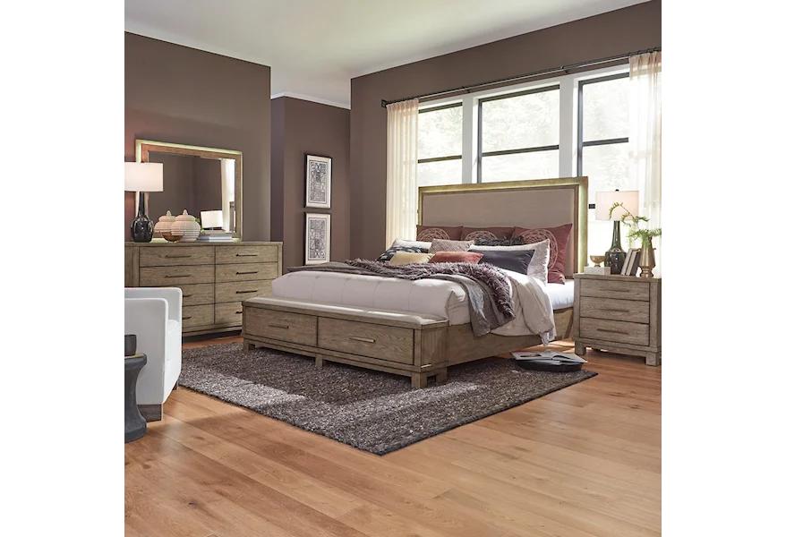 Canyon Road 4-Piece King Bedroom Group  by Liberty Furniture at Westrich Furniture & Appliances
