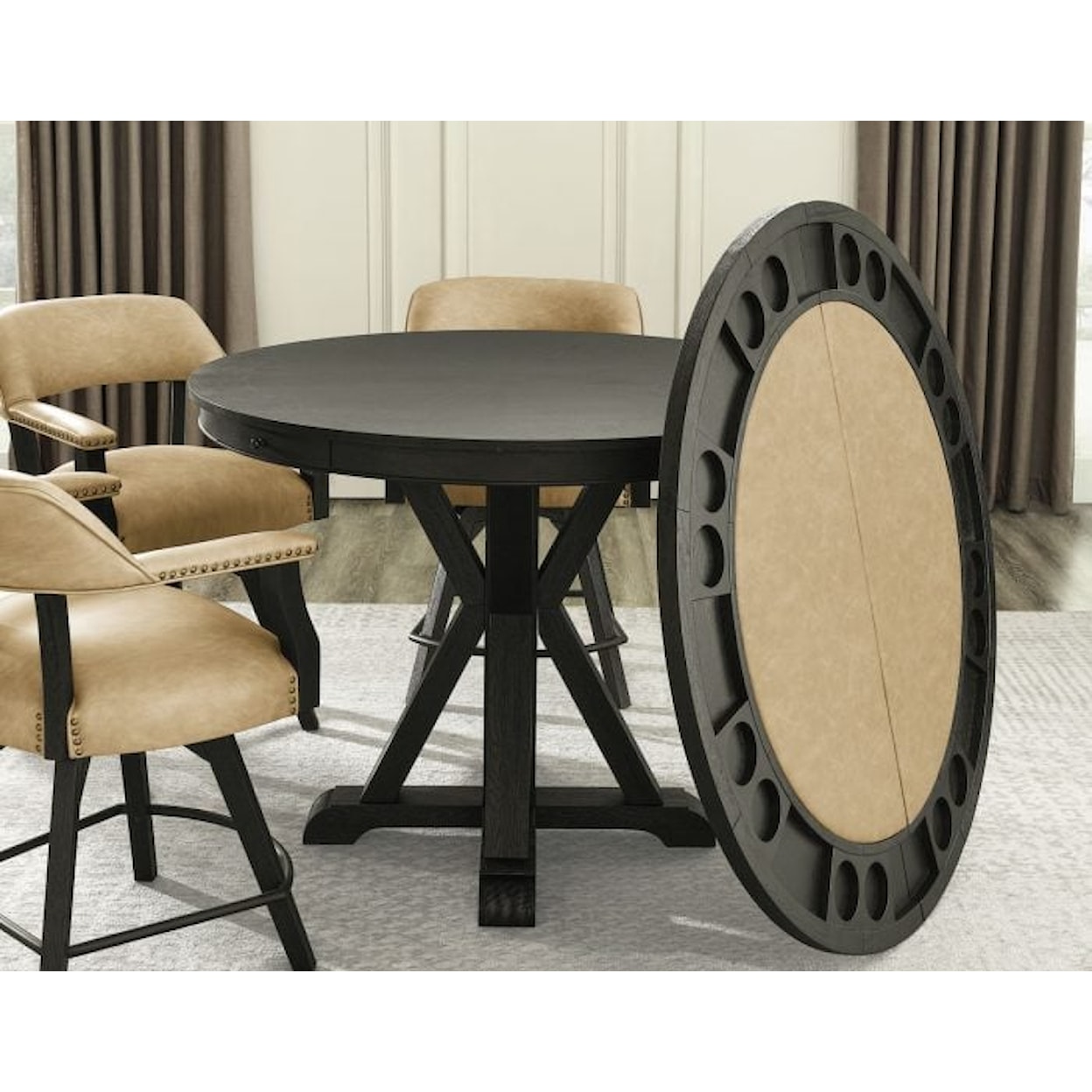 Steve Silver Rylie 6-Piece Game Dining Set