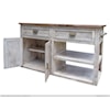 International Furniture Direct Sahara 2-Door Kitchen Island