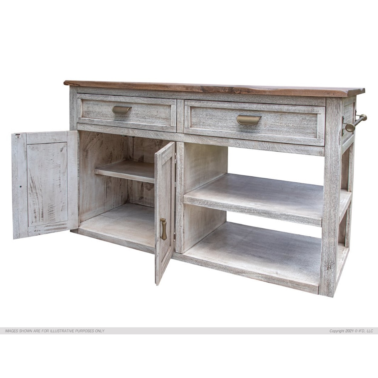 VFM Signature Sahara 2-Door Kitchen Island