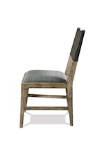 Riverside Furniture Milton Park Rustic Upholstered Side Chair