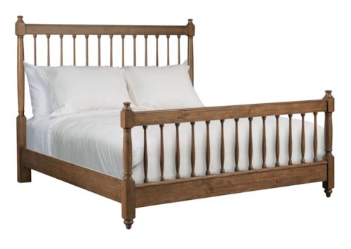 Traditional Queen Spindle Bed