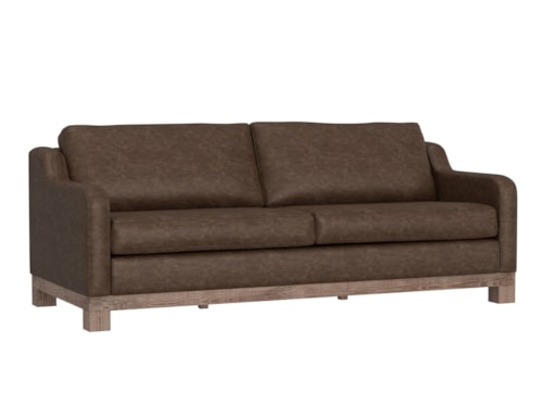 Contemporary Sofa with Bench Cushion