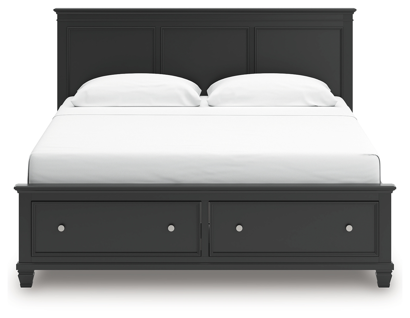 King Panel Storage Bed