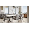 Diamond Sofa Furniture Reveal Set of 2 Dining Chairs in Grey Fabric