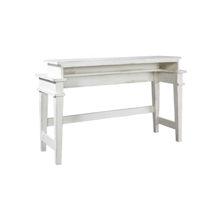 Console Bar Table with Two Stools