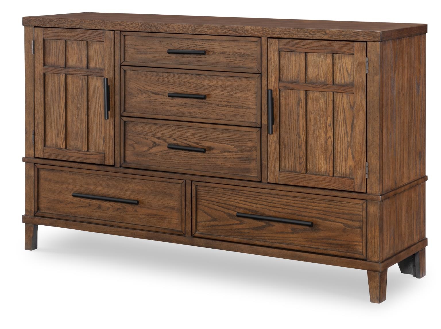 5-Drawer Dresser with Doors