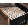 Sauder NOVA LOFT L-Shaped Desk with File Drawer