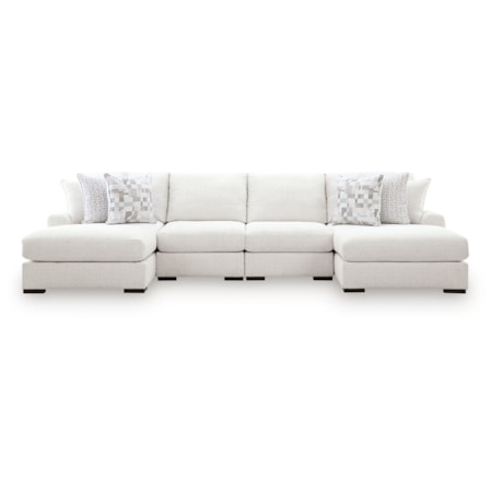 4-piece Double Chaise Sectional