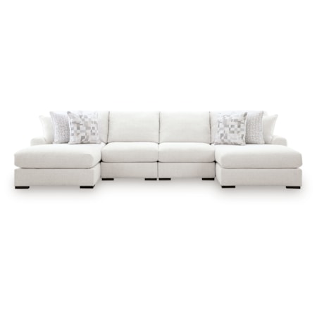 4-Piece Double Chaise Sectional