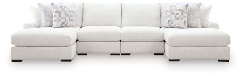 4-piece Double Chaise Sectional