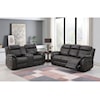 Global Furniture U8517 Grey Reclining Sofa