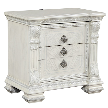 3-Drawer Nightstand