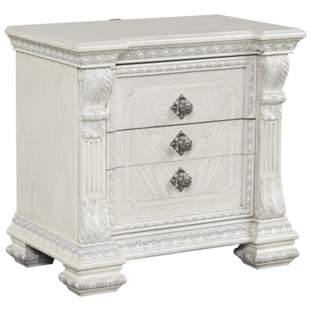 3-Drawer Nightstand