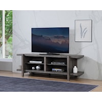 Rustic TV Stand with Open Shelving