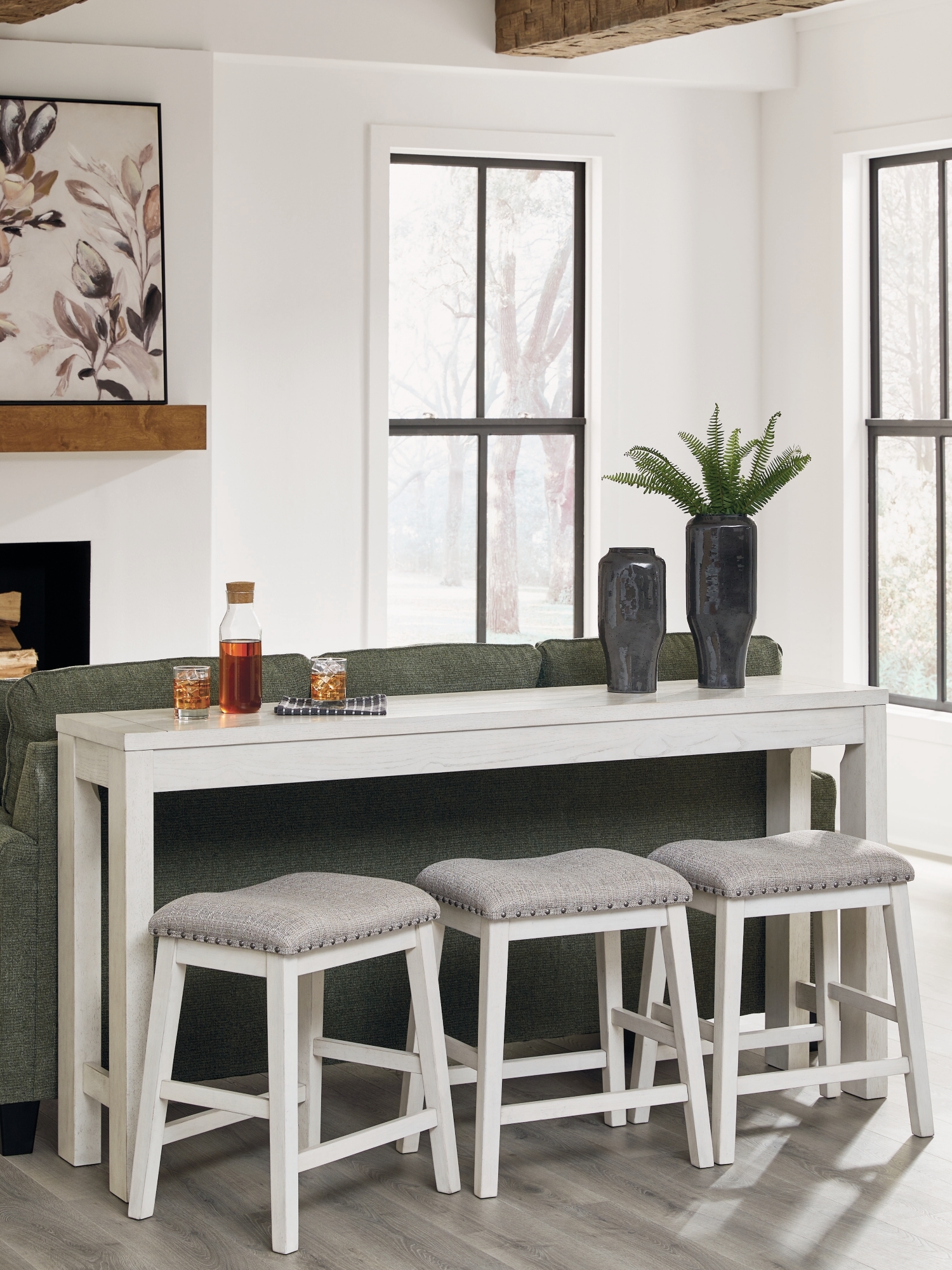 Signature Design by Ashley Robbinsdale Rect Drm Counter Tbl Set