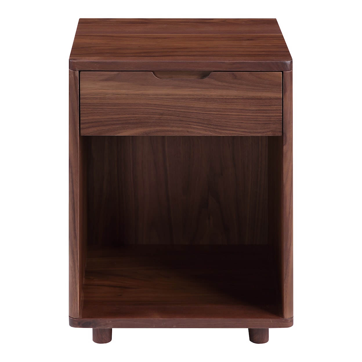 Moe's Home Collection Osamu Osamu Walnut Nightstand