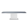 Casabianca MOON Extendable Dining Table with Glass Top