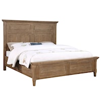 Riverdale Rustic King Panel Bed