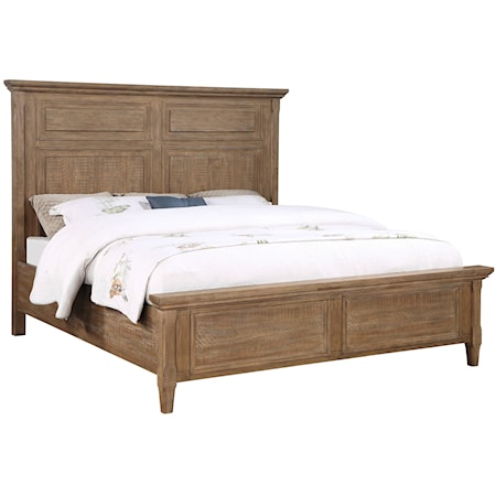 Riverdale Rustic King Panel Bed