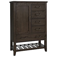 Rustic Door Chest with Soft-Close Drawers