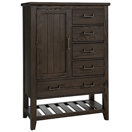 Transitional Gentlemen's Chest with Soft-Close Drawers