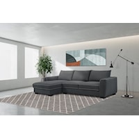 Transitional Sectional Sofa Chaise