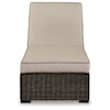 Michael Alan Select Coastline Bay Outdoor Chaise Lounge With Cushion