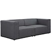 Modway Mingle 2 Piece Sectional Sofa Set