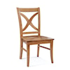 Braxton Culler Hues Hues Dining Side Chair with Wood Seat