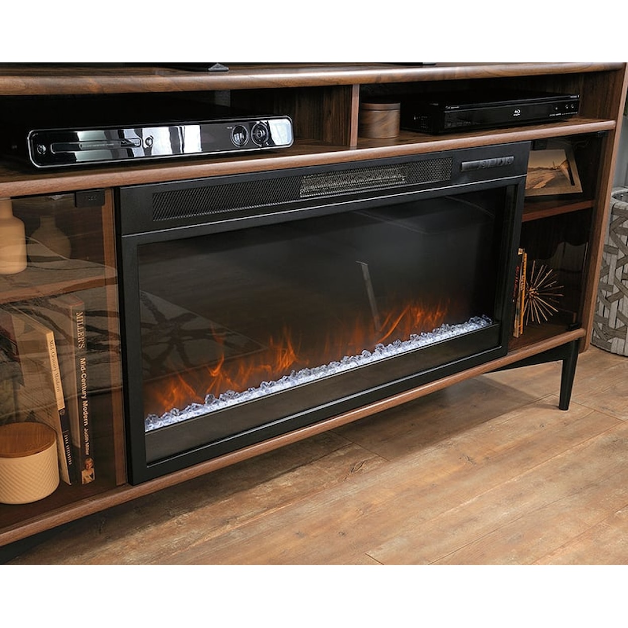 Sauder HARVEY PARK Fireplace Entertainment Center