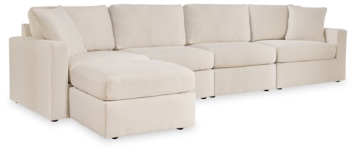 4-Piece Sectional And Ottoman