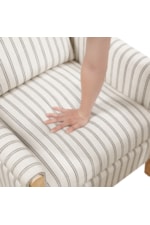 Homelegance Burton Farmhouse Reclining Chair with Push-Back Mechanism