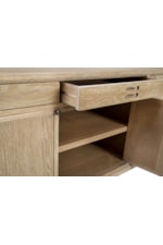 Furniture Classics  Coastal 4-Door Sideboard with Four Drawers