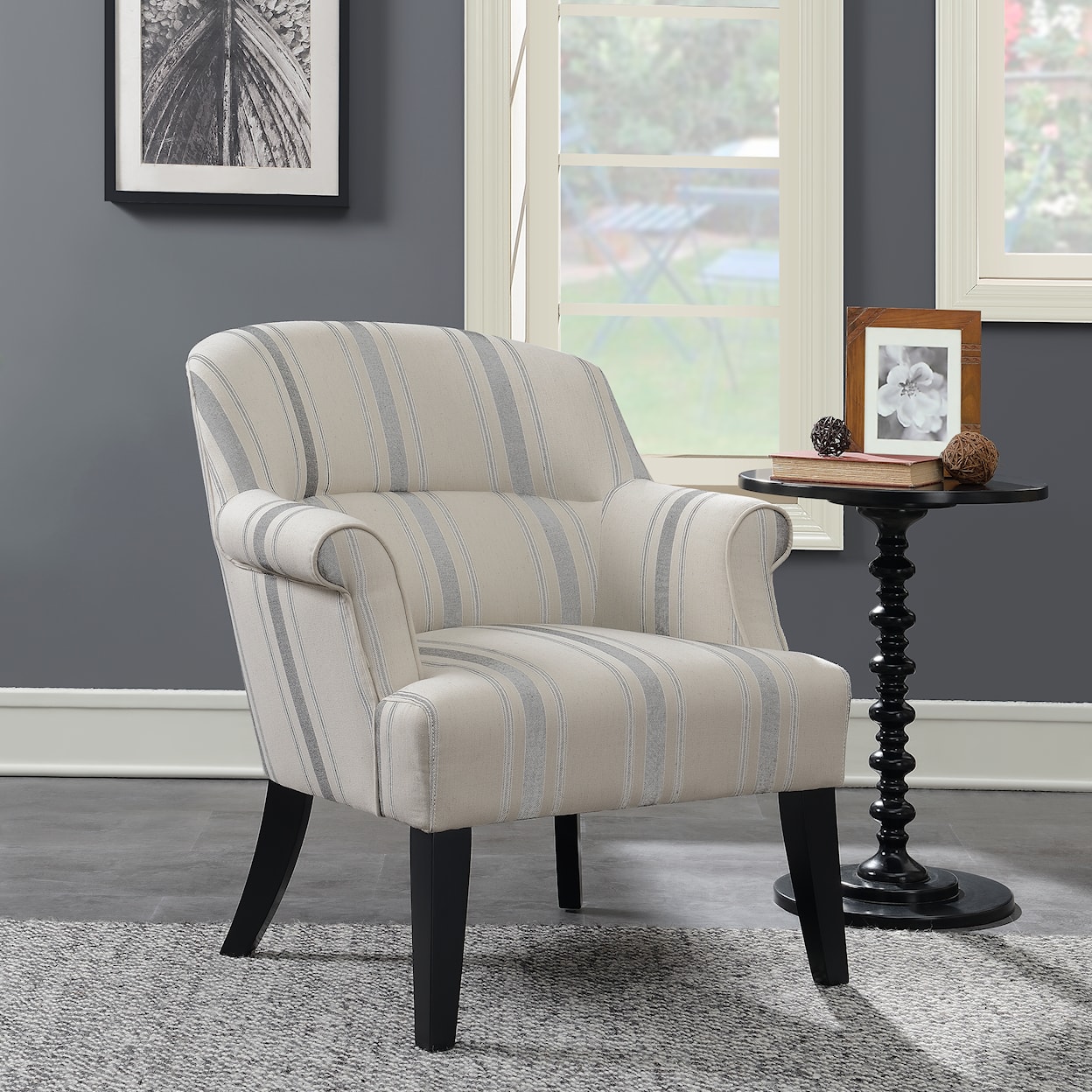 Accentrics Home Accent Seating Upholstered Arm Chair