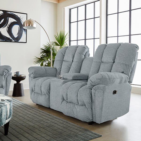 Power Rocker Console Loveseat