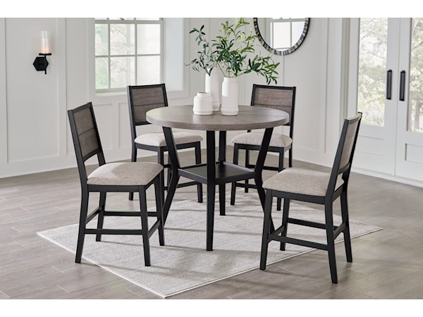 Round Counter Table Set