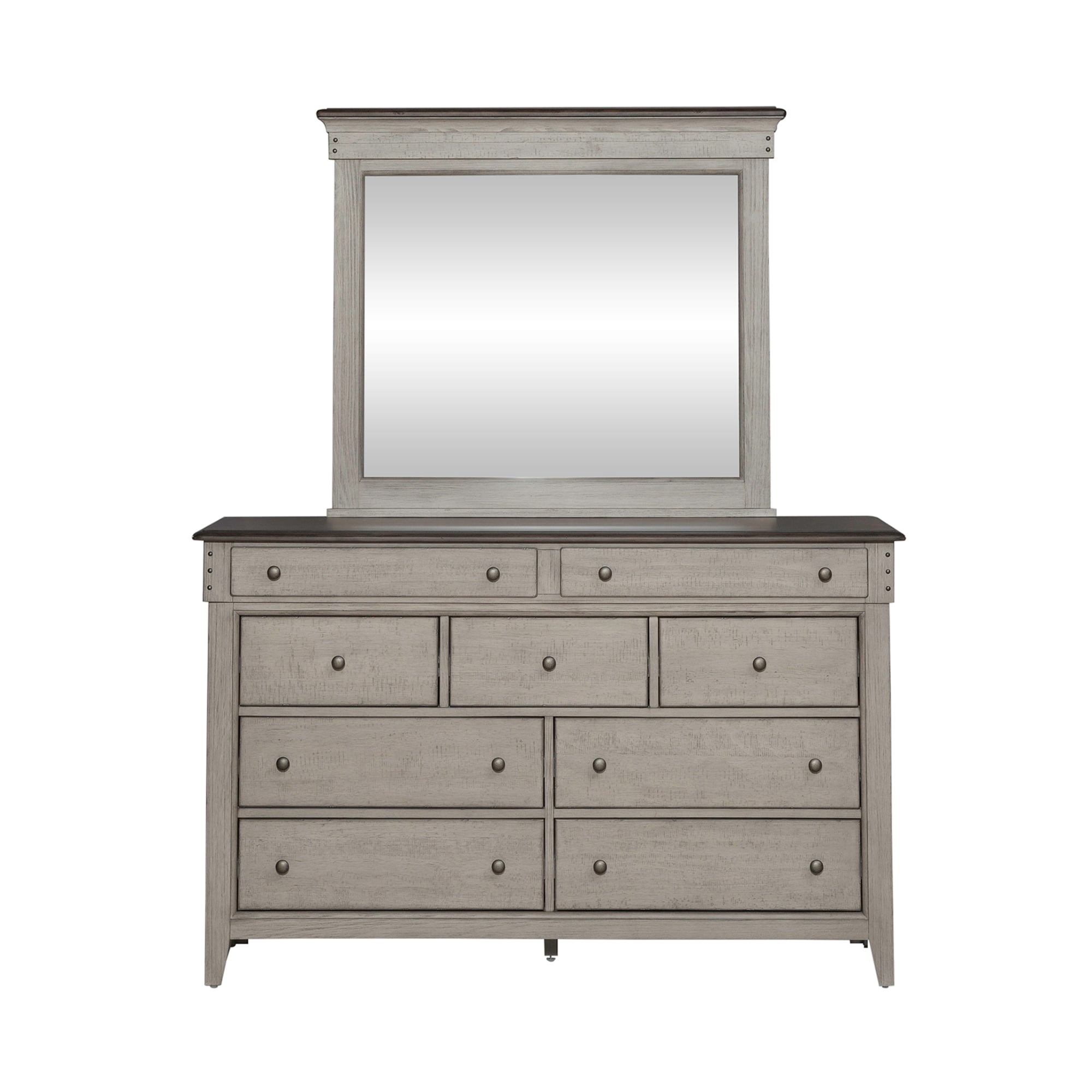 9-Drawer Dresser and Mirror Set