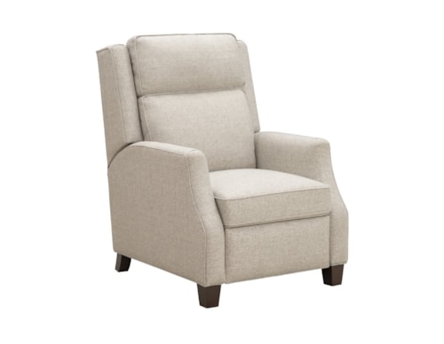 Transitional Power Recliner with Power Headrest and Power Lumbar