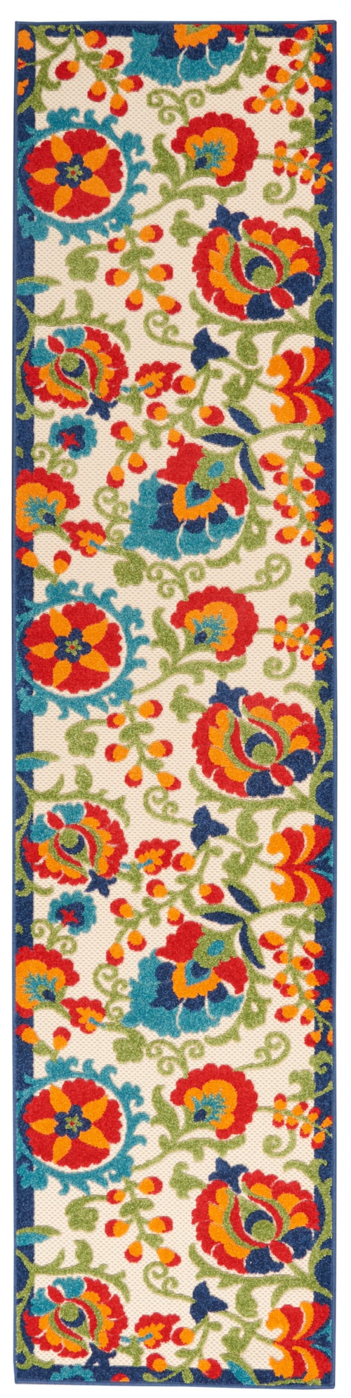 2'3" x 12' Multicolor Runner Rug