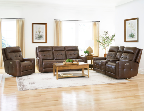 Contemporary 3-Piece Power Reclining Living Room Set