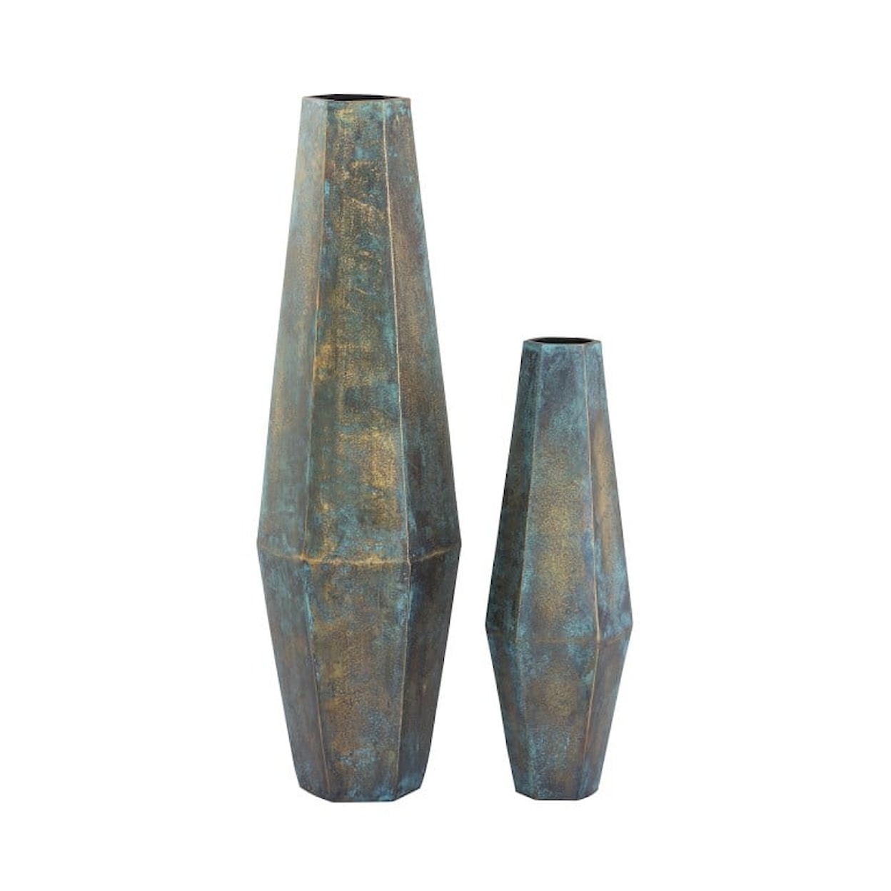 Elk Home Parade OXIDIZED VASE LRG