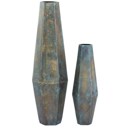 OXIDIZED VASE LRG