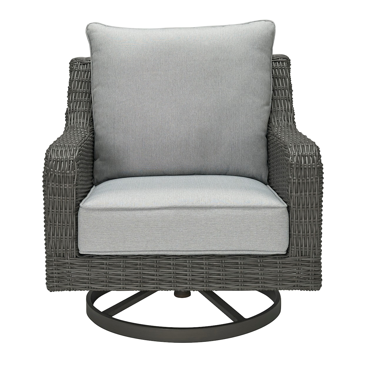 Signature Design by Ashley Elite Park Outdoor Swivel Lounge Chair with Cushion