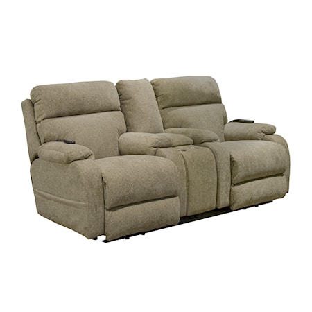 Dual Lift Power Reclining Loveseat